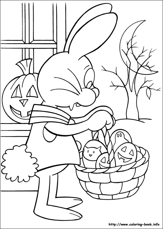 Peter Cottontail coloring picture